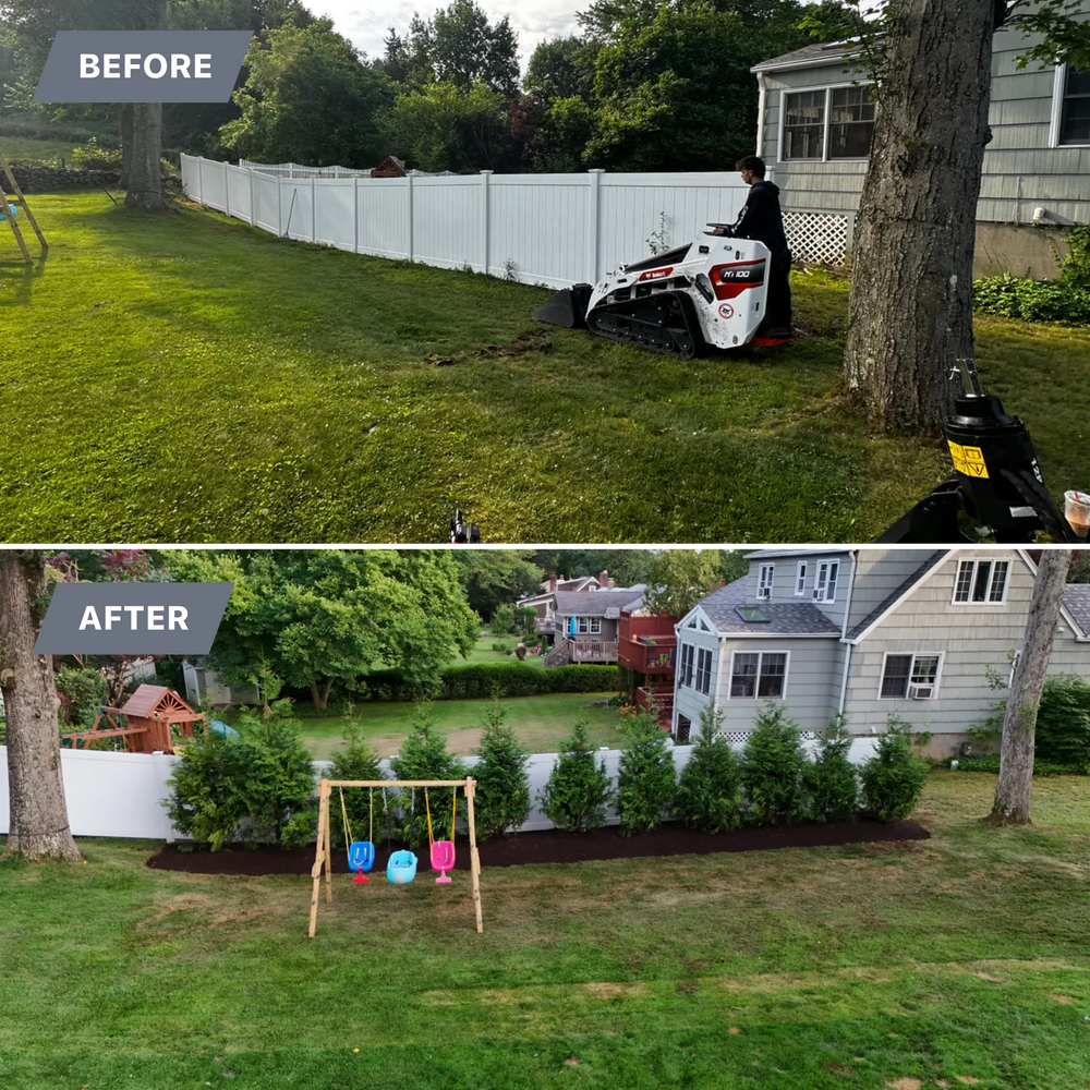 Landscape & Bed Design for Ace Landscaping in Trumbull, CT