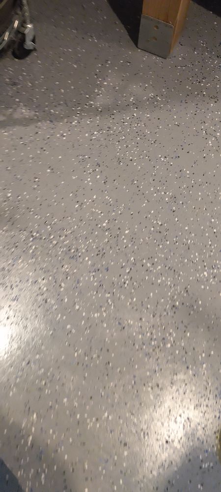 Epoxy floors and countertops for J2 Construction in Red Lodge, MT