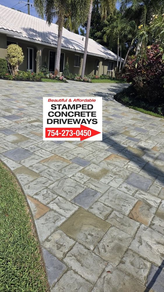 All Photos for Beautiful and Affordable Stamped Concrete by Castilla Concrete Finish Design Corp in Sunrise, FL
