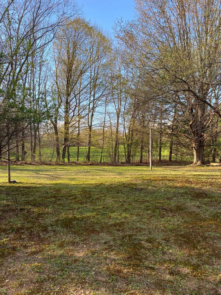 Our Seasonal Clean Up service ensures your property is pristine with thorough fall and spring clean up, removing debris, trimming plants, and preparing your landscape for the changing seasons. for Bishop’s Property Maintenance in Franklin, VT
