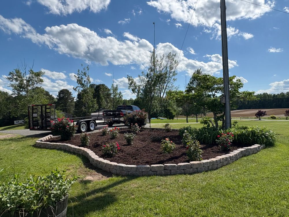 Transform your outdoor space with our expert flower bed installation service. Enhance curb appeal effortlessly, and while you're at it, explore our "christmas lights installation near me" for festive vibes. for The Whole 9 Yards Landscape VA in Heathsville, VA