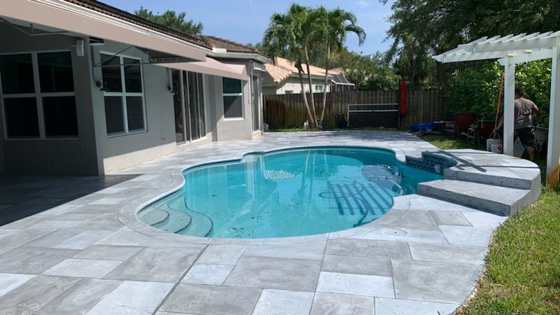 All Photos for Beautiful and Affordable Stamped Concrete by Castilla Concrete Finish Design Corp in Sunrise, FL