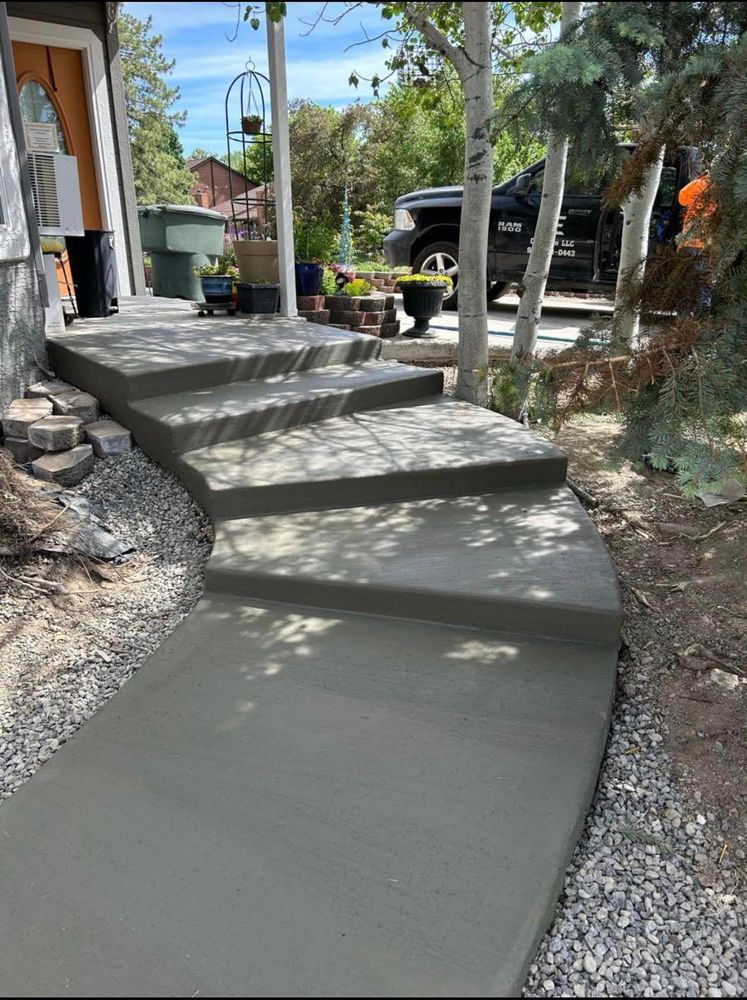 Our Stair Design & Installation service offers homeowners the opportunity to enhance their property with custom concrete stairs that are durable, stylish, and expertly crafted for long-lasting beauty and functionality. for RE Concrete LLC in Aspen, CO