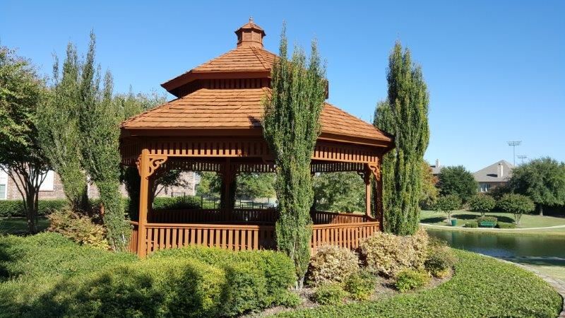 Our Gazebo Staining service protects your gazebo from sun, rain, and wear while enhancing its natural beauty with a rich, durable finish that keeps outdoor spaces attractive for years. for STX Stain Pros in Seguin, TX
