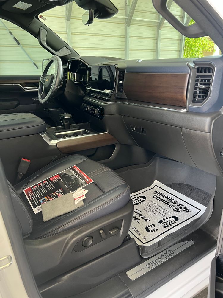 Interior Detailing for Relentless Shine Mobile Detailing in Calabash, NC