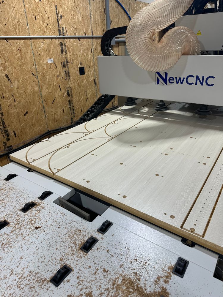 Our expert carpentry team offers precise CNC laser cutting service for cabinet parts, ensuring high-quality craftsmanship. We also provide custom-made single-piece cabinet doors to enhance the beauty of your home. for Blair Construction & Home Improvement in St. Charles, MO