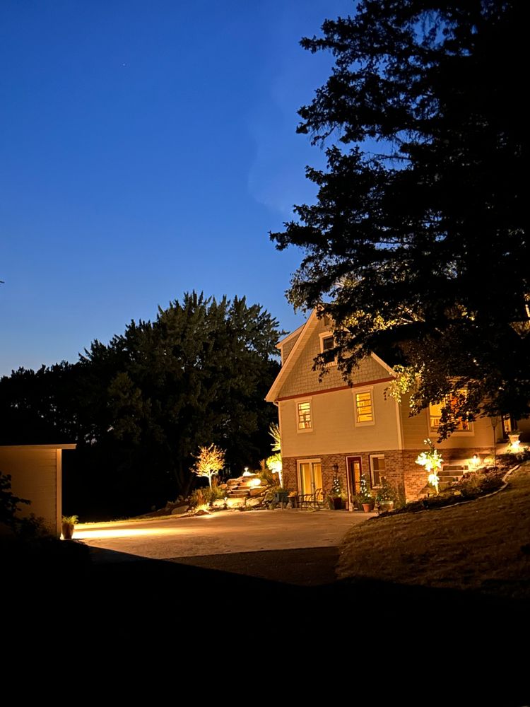 Enhance the beauty and safety of your outdoor space with our expert Landscape Lighting service. We highlight key features, improve security, and create a warm ambiance for your home's exterior. for Jobsite Buddy in Stacy, MN