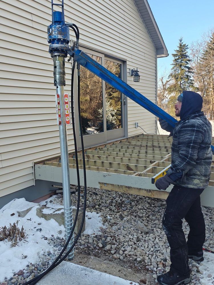 Ground Screws are a versatile foundation solution for new construction and remodeling projects. We can be used to anchor decks, sheds, small buildings, and other structures to the ground. Ground Screw installation is fast and easy, and we provide a secure foundation for your project. for Tru Frame Outdoor Structures in Menasha, WI