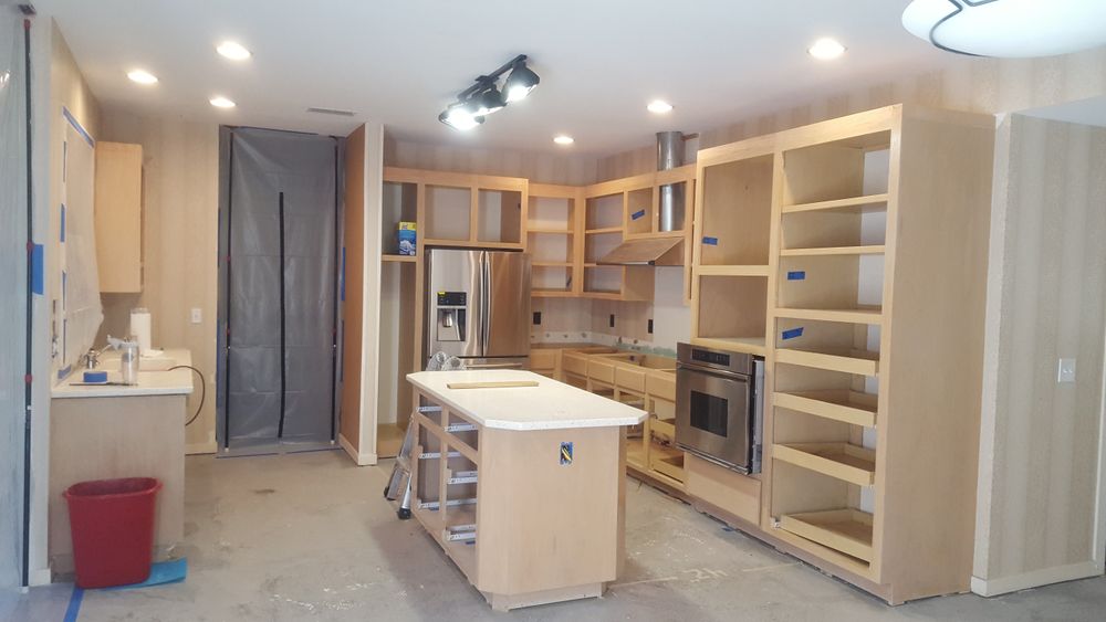 Kitchen renovations for GVL Renovations in Greenville, SC