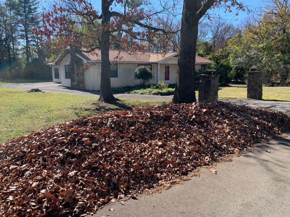 Our Fall and Spring Clean Up service ensures your landscape is pristine, removing leaves, debris, and clutter to prepare for the seasons ahead. Enjoy a tidy and well-maintained yard year-round! for ValleyScapes Landscaping in Walden, TN