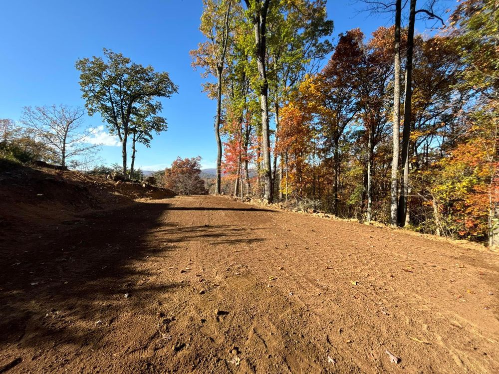 Grading for Schrock’s Land Management in Northern Virginia, Shenandoah Valley, VA