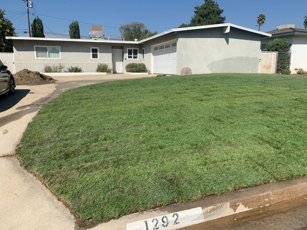 Sod Installations for Aidan Jade Landscaping in Riverside County, CA