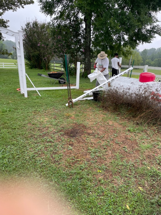 Fence Installation for West Tennessee Lumber in Adamsville, TN