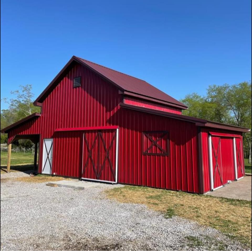 Barndominium Construction for Lumen Constructions in Lobelville, TN