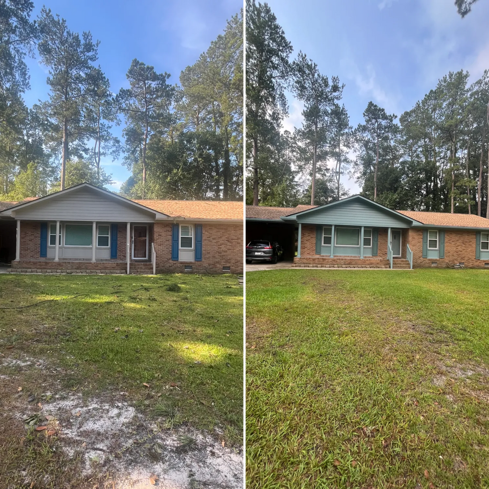 Before and after painting  for Palmetto Quality Painting Services in  Charleston, South Carolina