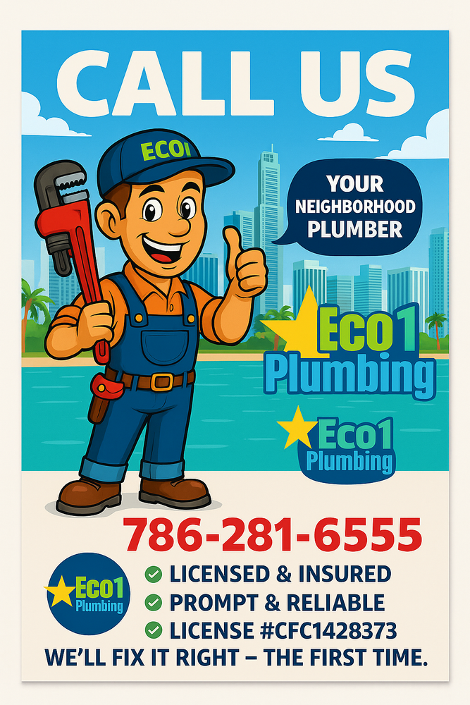 All Photos for Eco 1 Plumbing LLC in Miami, FL