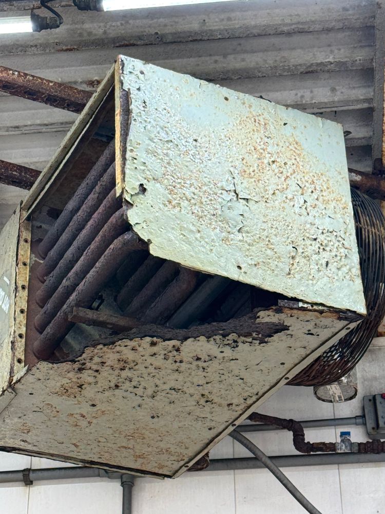 Unit Heater Upgrade for Big Moes Plumbing & Heating in Fitchburg, MA