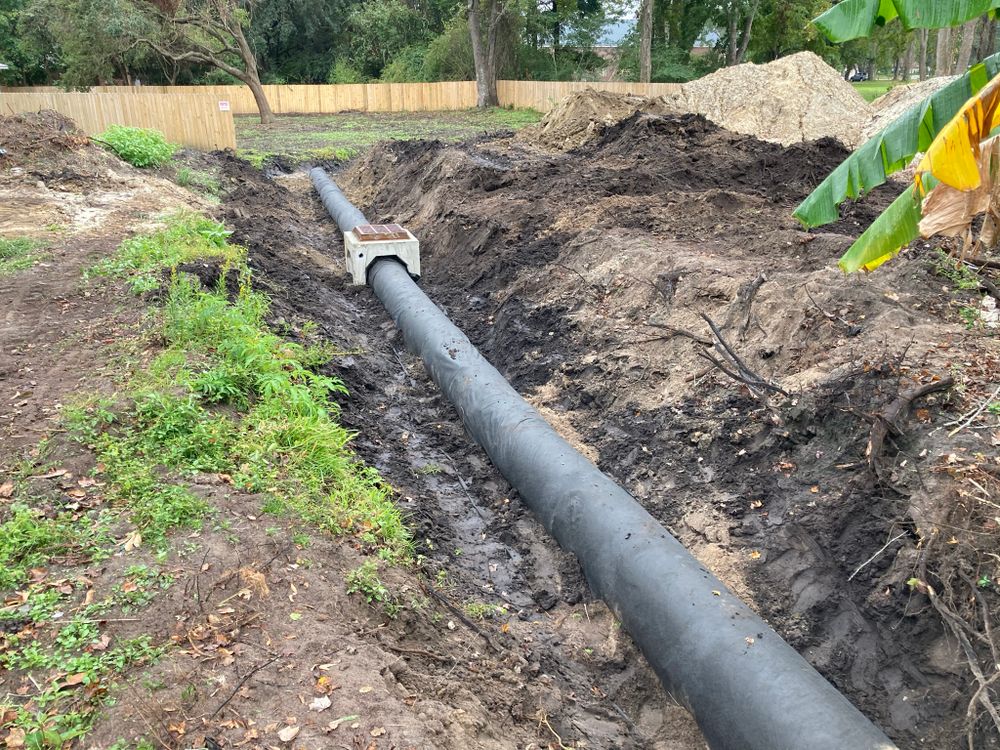 Stormwater Drainage for CW Earthworks, LLC in Charleston, South Carolina