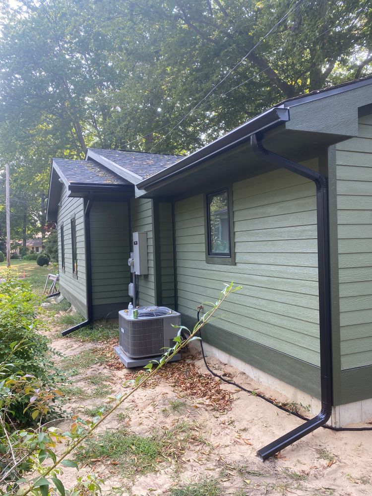 Our 5 Inch Seamless Gutters offer homeowners a precise and durable home care solution designed to efficiently manage standard residential rainwater runoff. Not Sure what Gutters you may need? Check our “Why Gutter” page and learn the difference. for KC Custom Exteriors  in Muskegon, MI