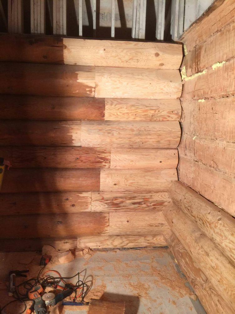 Log Home Restoration for True Blue Logworks LLC in Corvallis, MT