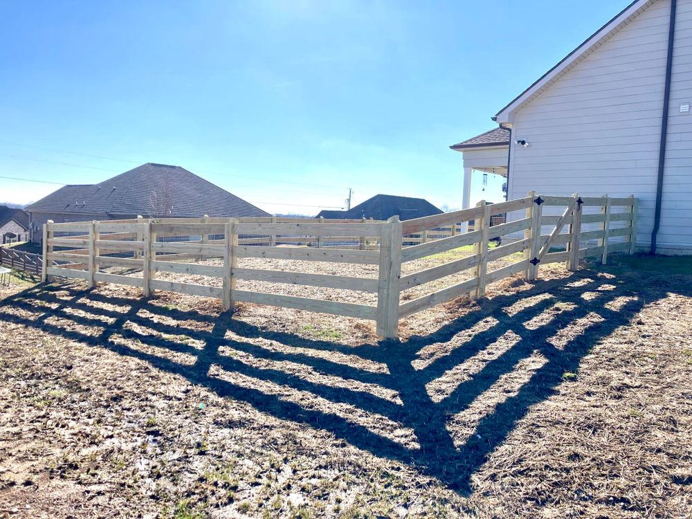 Enhance your property's privacy and aesthetics with our professional fence installation service. Our skilled team ensures durable, high-quality fencing solutions tailored to complement your home's design perfectly. for Chapel Hill Home Solutions in Chapel Hill, TN