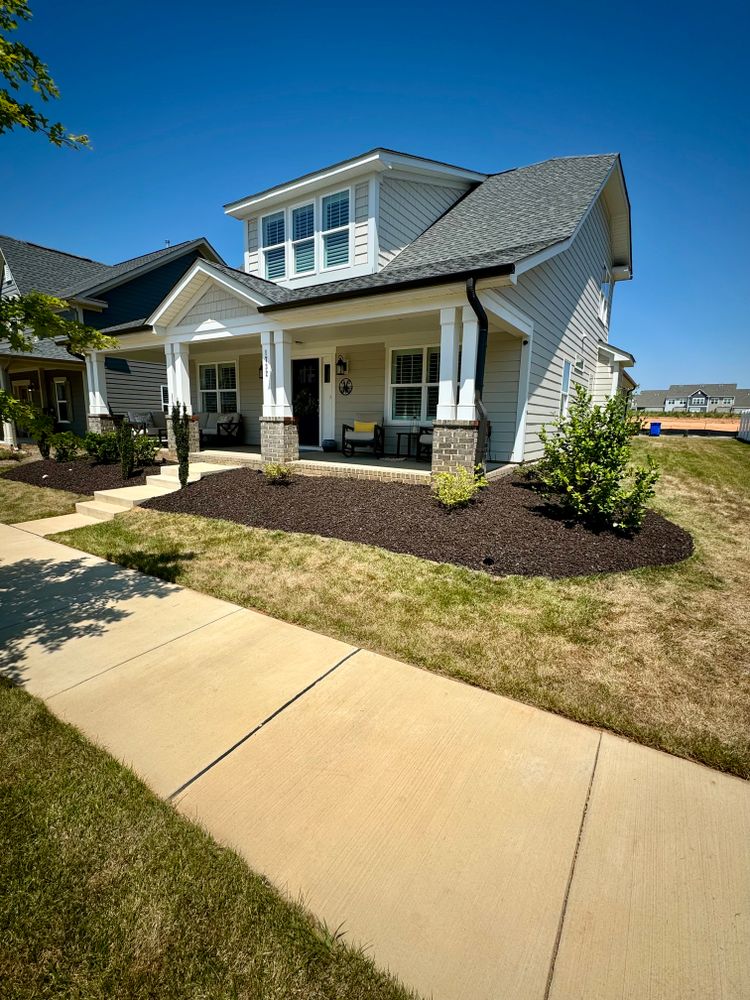 Mulch, River Rock and Pine Needle Installations for Malboeuf Landscaping, Inc in Kernersville, NC