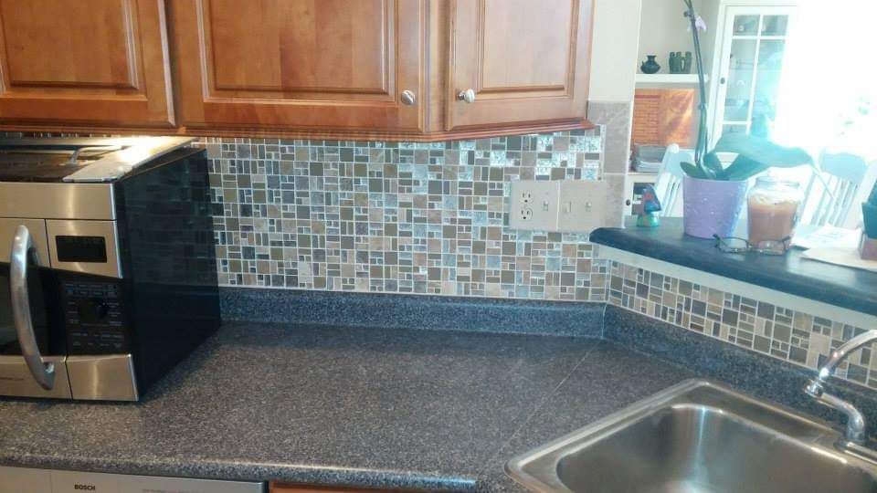 Tile work for John Colvin's Home Improvement in Modoc,  IN