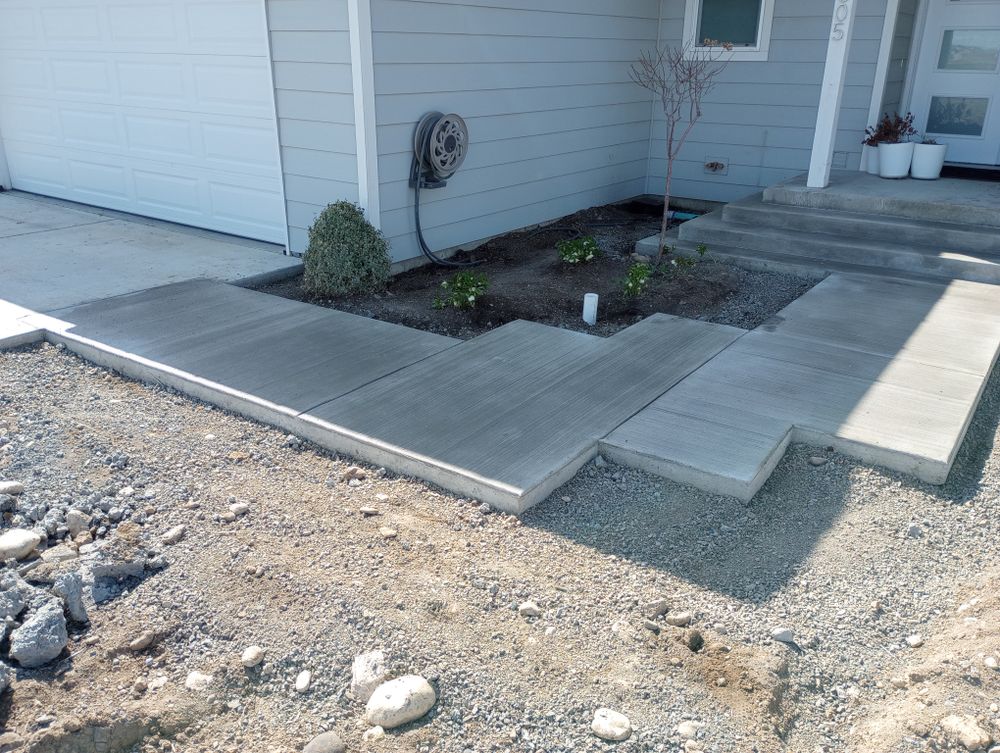 Sidewalks for Richardson Restoration and Concrete in Ellensburg, WA