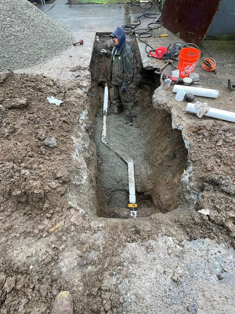 Concrete for MD Construction & Sewer in North Yelm, WA