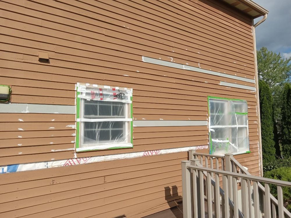 If there is any rotted wood or boards in need of replacement before painting we can typically include these repairs in your scope of work for Empire Painting Services in Syracuse, NY