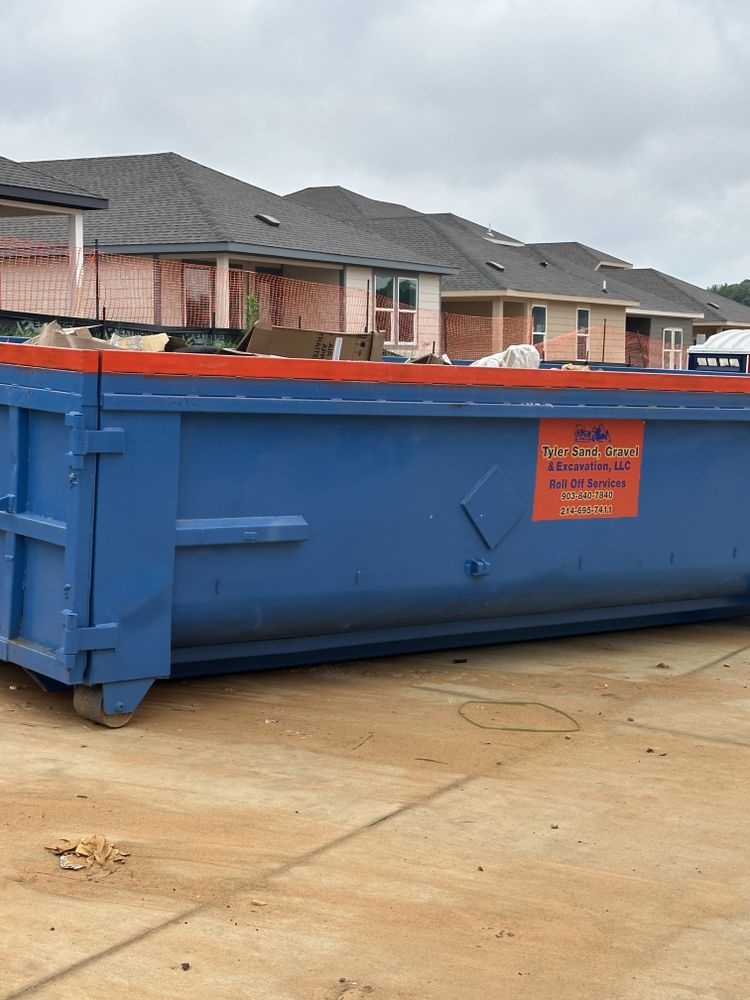 Roll Off Container Service for Tyler Sand Gravel And Excavation in Ben Wheeler, TX