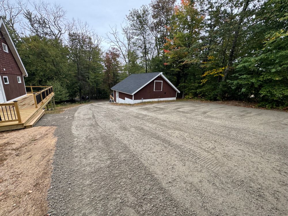 Driveway Grading/Install for AFH Earthworks in Madison, NH
