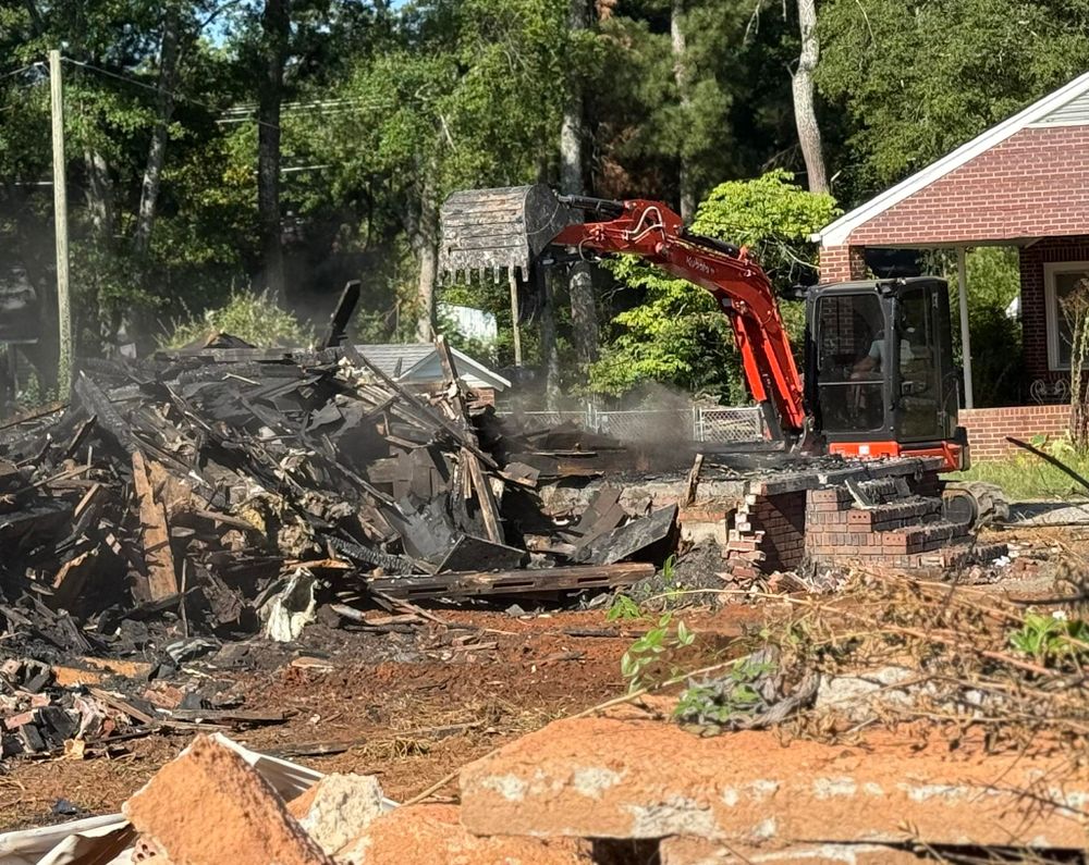Our Demolition service offers safe, efficient removal of structures using advanced equipment and experienced professionals, ensuring a hassle-free process that prepares your property for new construction or landscaping projects. for Kelley Excavation & Land Services in Anderson, SC