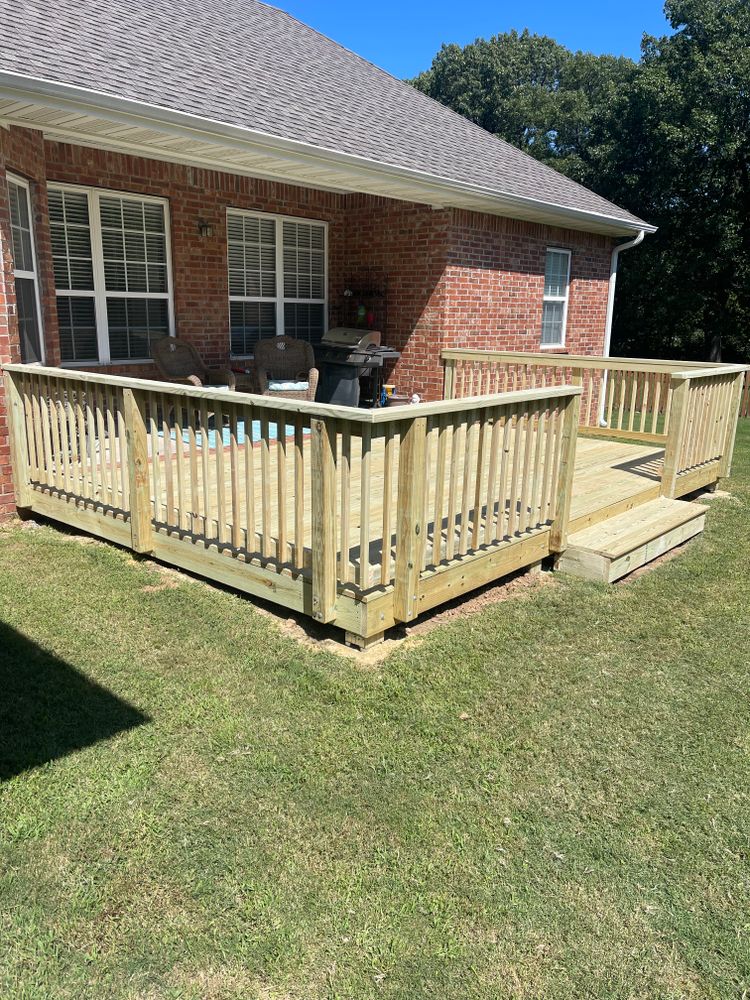 Custom Dock Construction for Ozark Deck Company in  Rogers, Arkansas