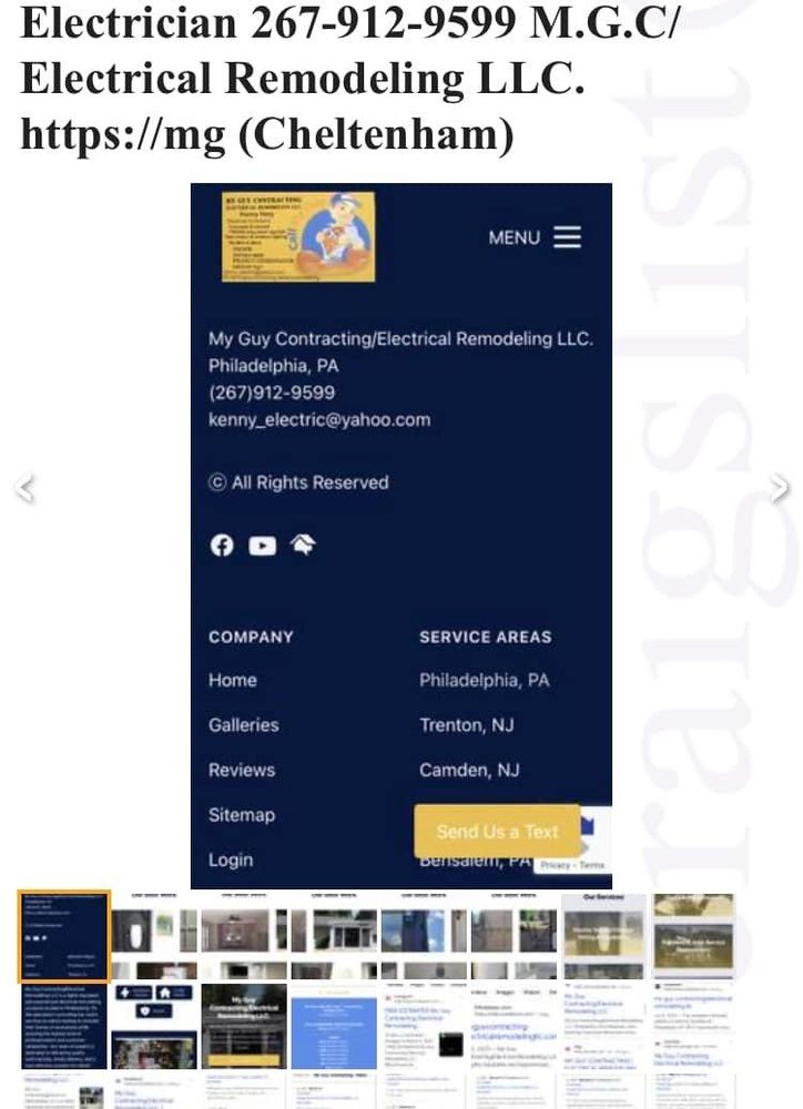 All Photos for My Guy Contracting/Electrical Remodeling LLC. in Philadelphia, PA