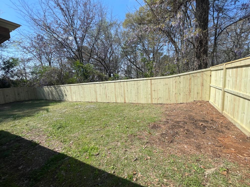 Enhance your home's security and appearance with our expert fence repair service. Our experienced team promptly addresses damage, ensuring long-lasting strength and durability for any type of fencing material or style. for Pennington Fence Co in Tupelo, MS