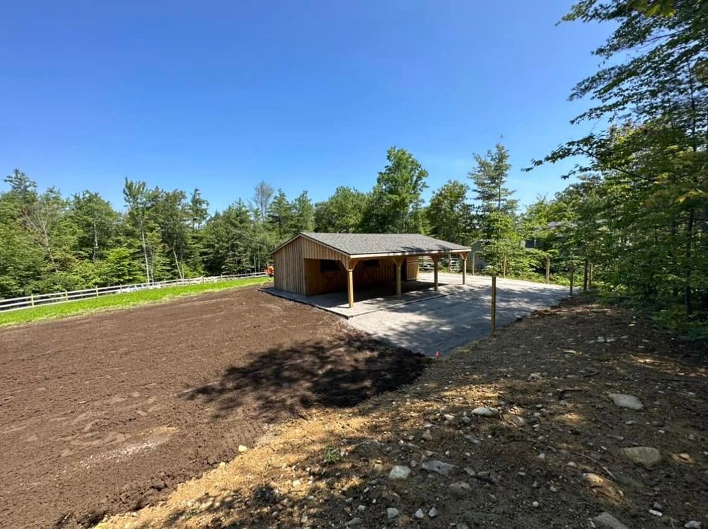 Our Site Preparation service ensures a smooth construction process by clearing and leveling land, installing proper drainage, and setting the groundwork to create a stable foundation for your home project. for Bradleyworx in Troy, NH