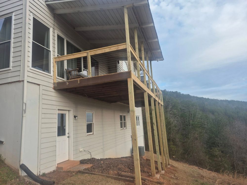 Transform your outdoor space with our expert Deck & Patio Installation. We ensure durable, stylish designs tailored to your lifestyle, enhancing both functionality and aesthetic appeal for a perfect outdoor retreat. for SBCW Construction in Flowery Branch, GA