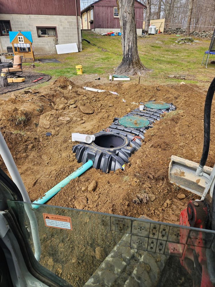 Our septic tank install service ensures efficient and reliable installation, using top-grade materials to guarantee long-lasting performance for your home’s waste system while adhering to all local regulations and safety standards. for Nick's Septic And Excavation in Monroe, CT