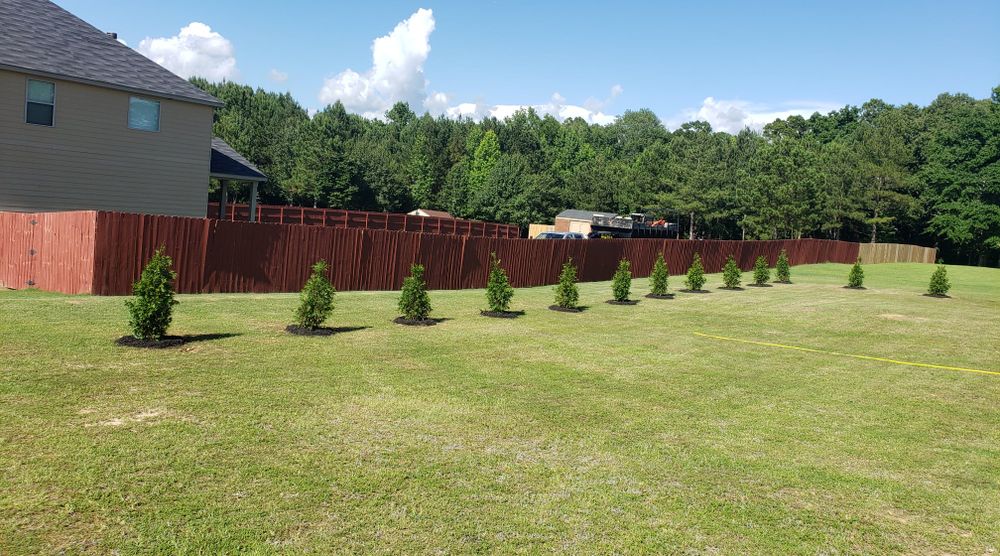 Mulch Installation for Zambrana Landscaping in Cobb County, GA