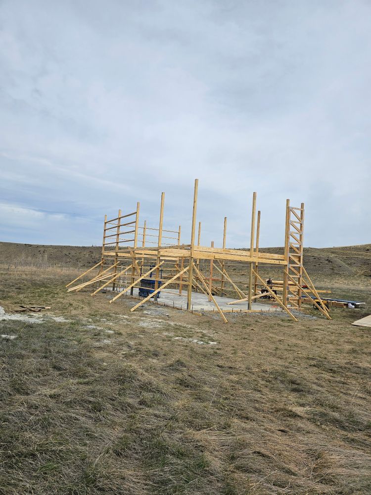 Exterior Renovations for Blue Mountain Construction in Roundup, MT