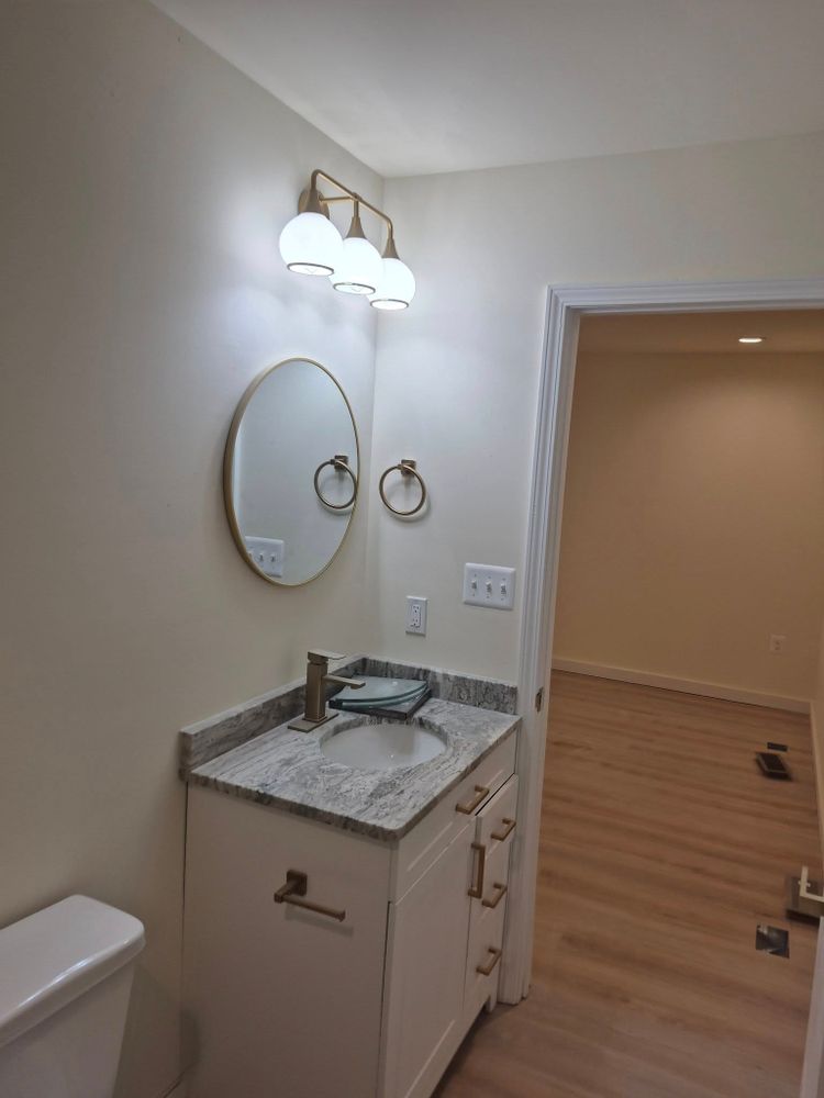 Transform your bathroom into a modern oasis with our expert renovation service, featuring personalized designs, quality materials, and skilled craftsmanship to enhance functionality and style in every detail. for DunRight contracting services in Spotsylvania, VA