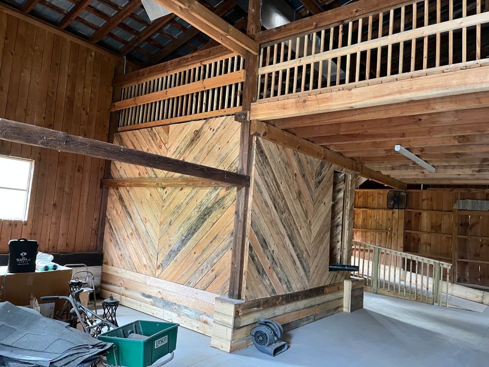 Barn remodel  for CM Construction in Erwin, TN