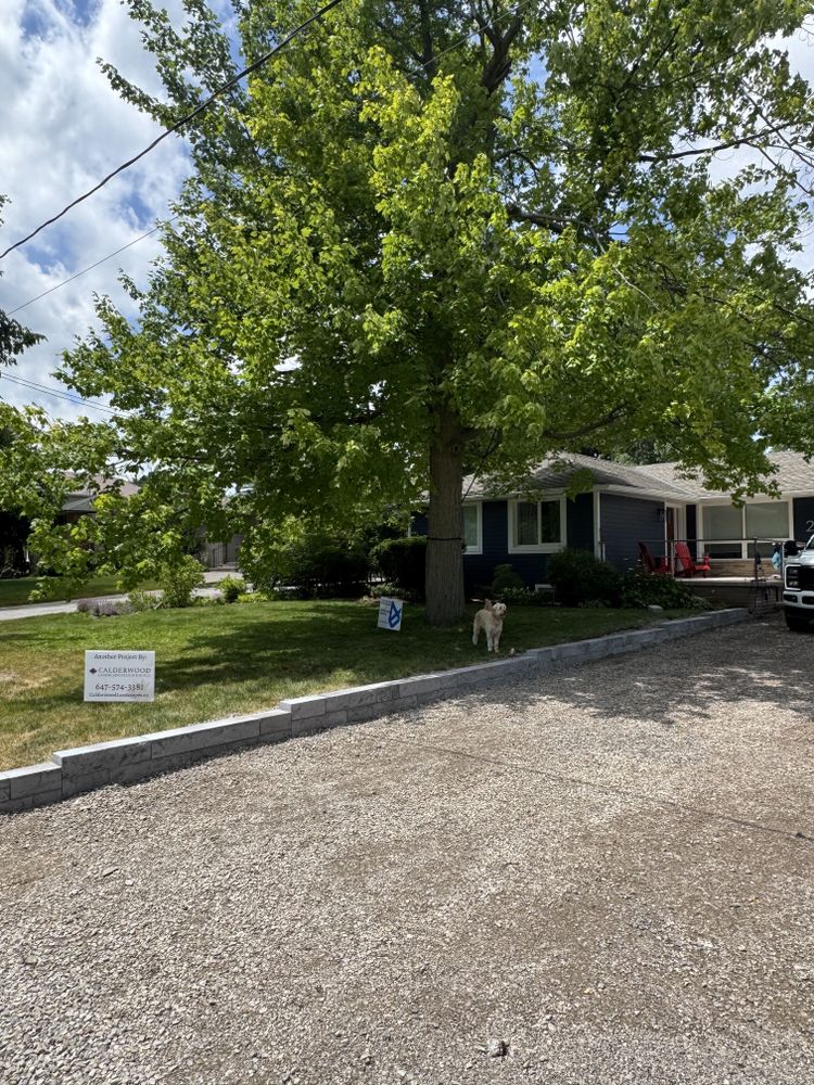 Landscape Construction for Calderwood Landscapes in Oakville, ON