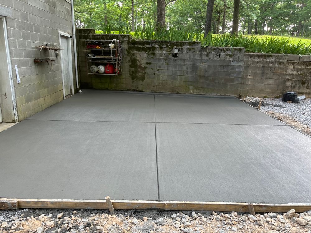 Enhance your home's curb appeal with our expert stamped concrete installation service, offering durable and stylish driveway solutions that beautifully mimic high-end materials while providing longevity and easy maintenance. for Muddy Cowboy’s LLC in Nashville, TN
