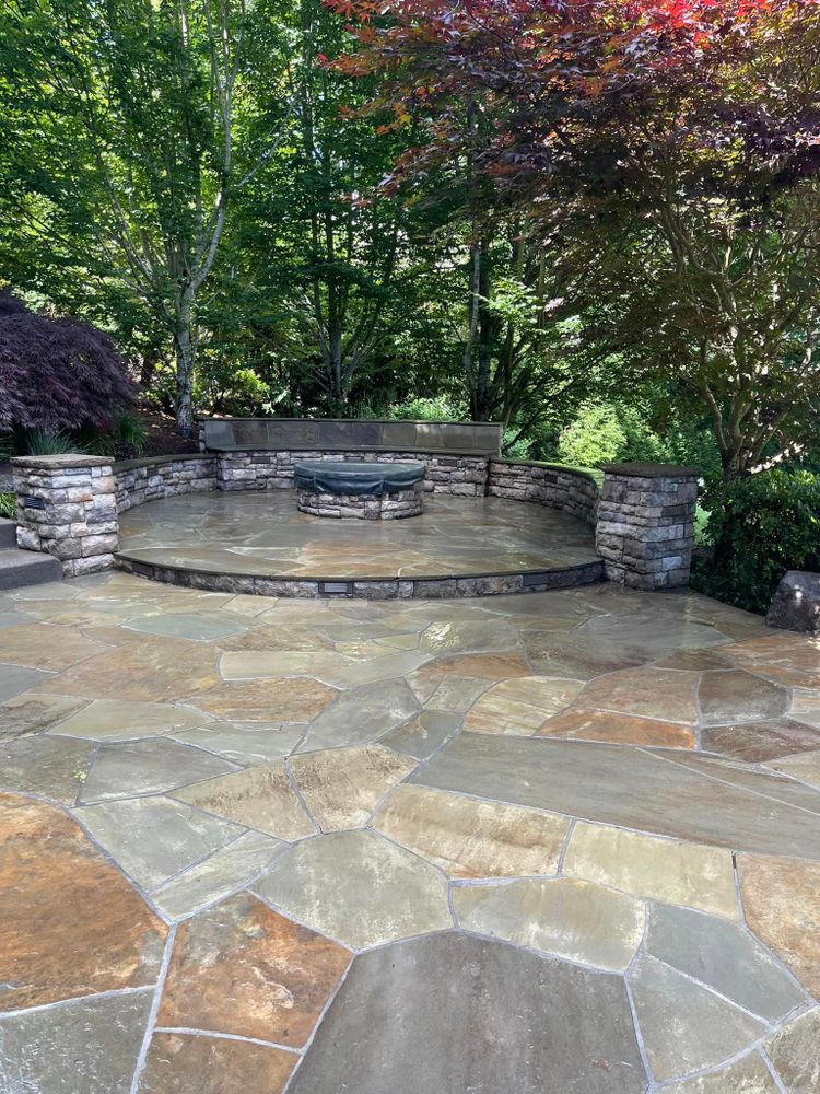 Revitalize your outdoor spaces with our Hardscape Cleaning service, expertly removing dirt, grime, and stains from patios, driveways, and walkways for a fresh and inviting look. for Pressure Perfect in Salem, OR