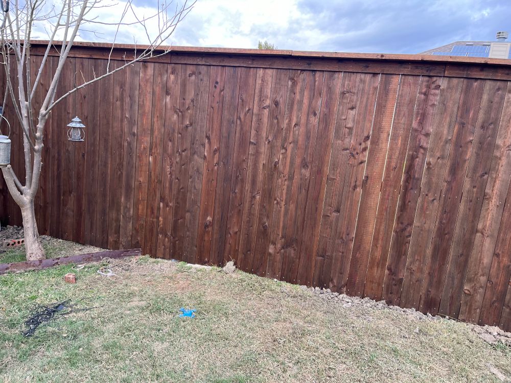 Fence Installation for JSL Woodworks and Contracting in Midlothian, TX
