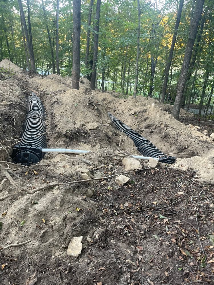 Utility Trenching for JW Johnson Construction in Linden, TN