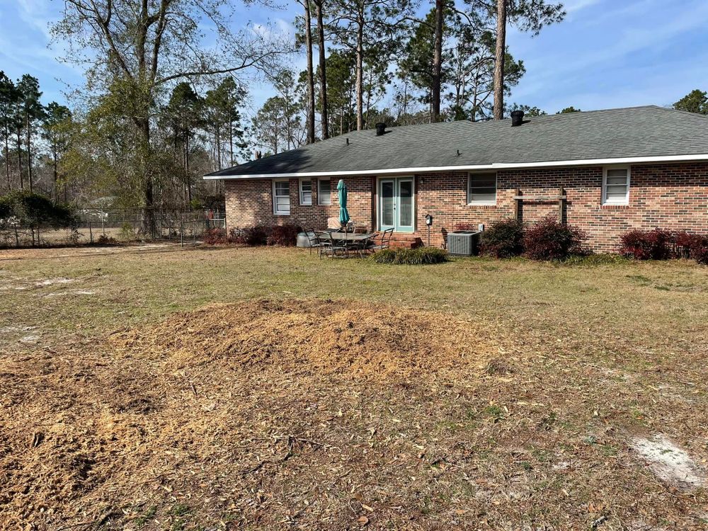 Stump Grinding for MJB’s Stump Grinding LLC in Tennille, GA