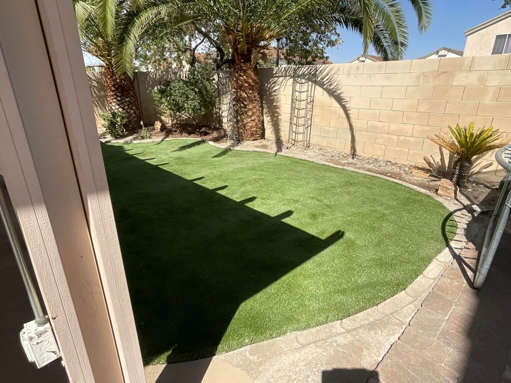 Our Routine Maintenance service offers homeowners a hassle-free way to keep their outdoor spaces looking pristine year-round. We handle regular lawn mowing, trimming, and clean-up to ensure a beautiful landscape. for Top It Off Landscaping LLC in Henderson, NV
